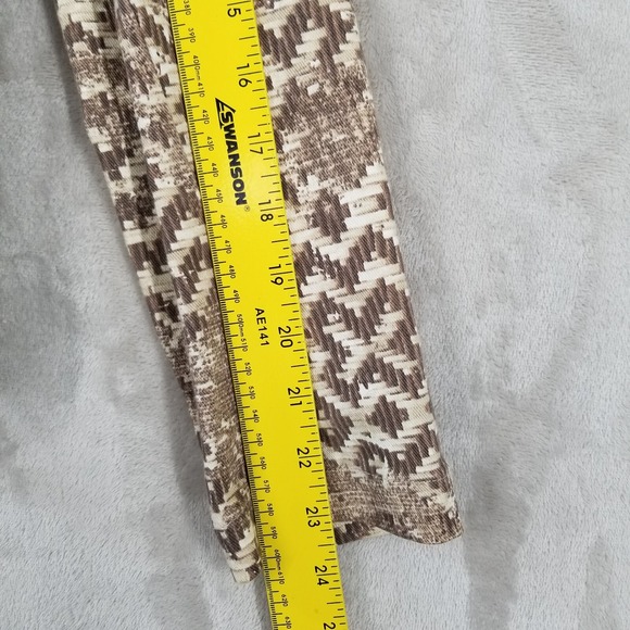 Vtg St John Sport Pant Suit Women M Brown Basket Weave Straight Leg USA Eclectic - Picture 13 of 16